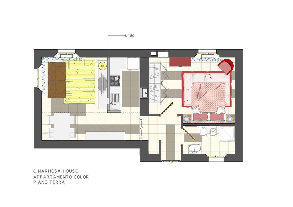 Appartement Cimarhosa House Chambre photo